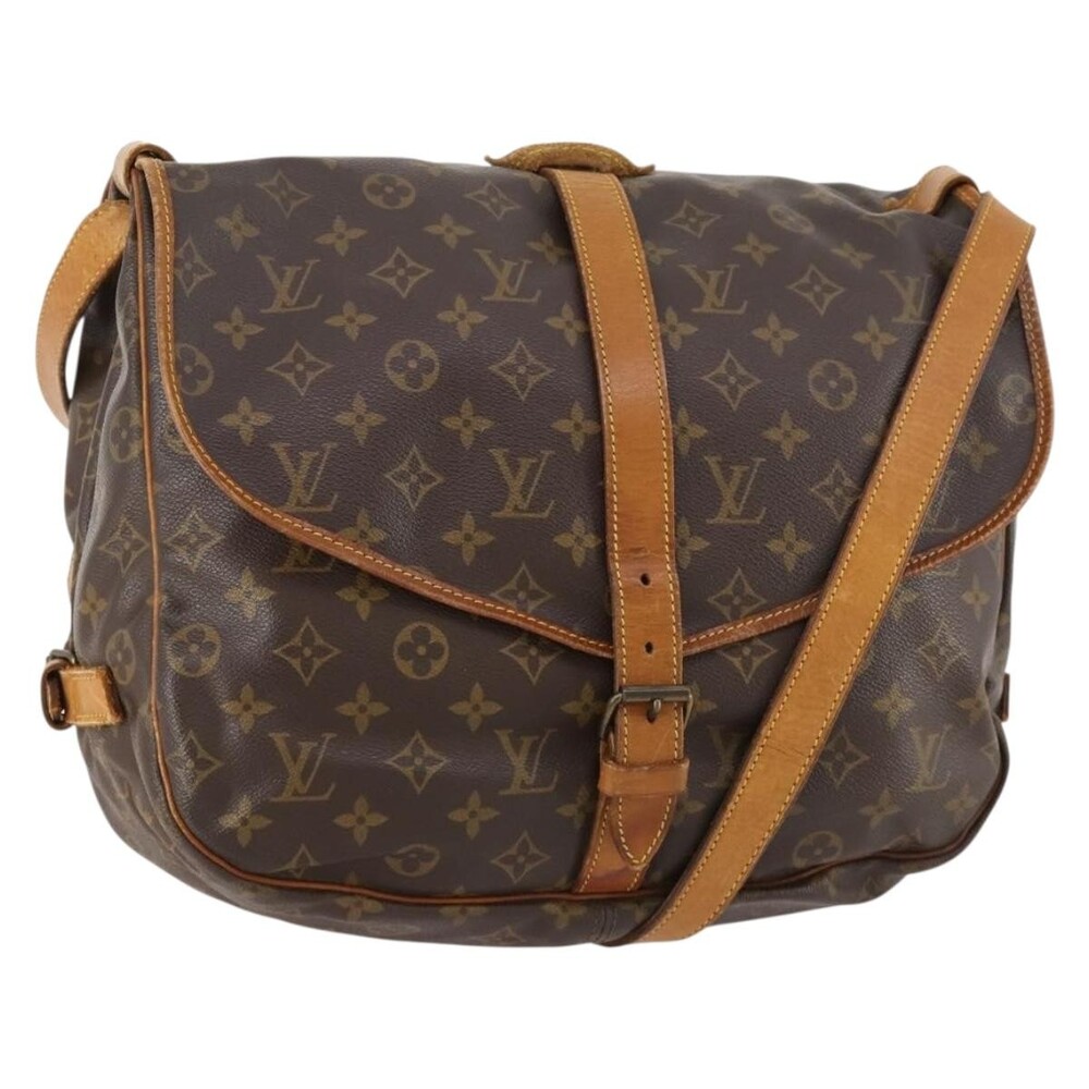 Louis Vuitton Saumur Handbag Canvas 35 #345524L81B